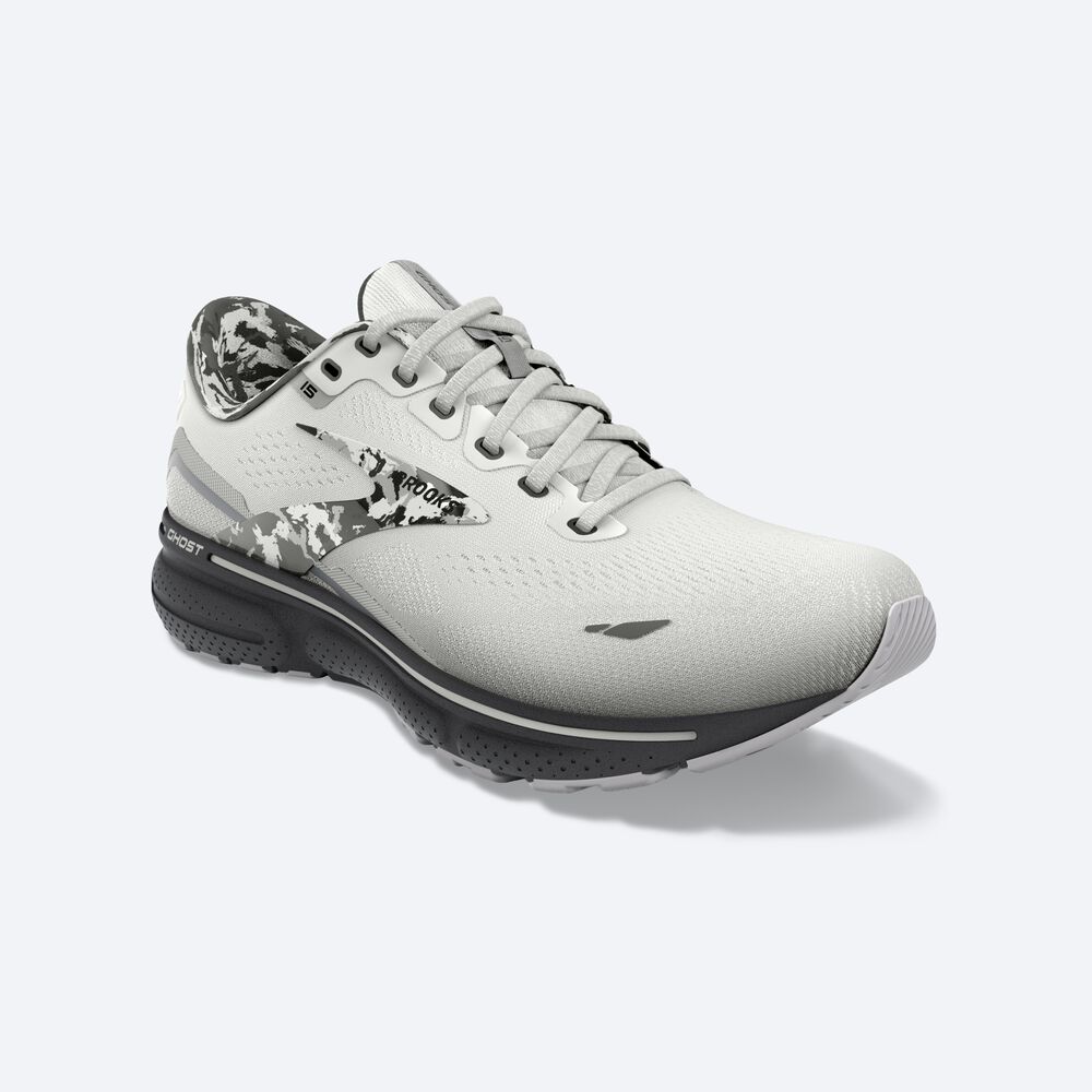 Zapatillas Running Brooks Ghost 15 Hombre Blancas | CR35674