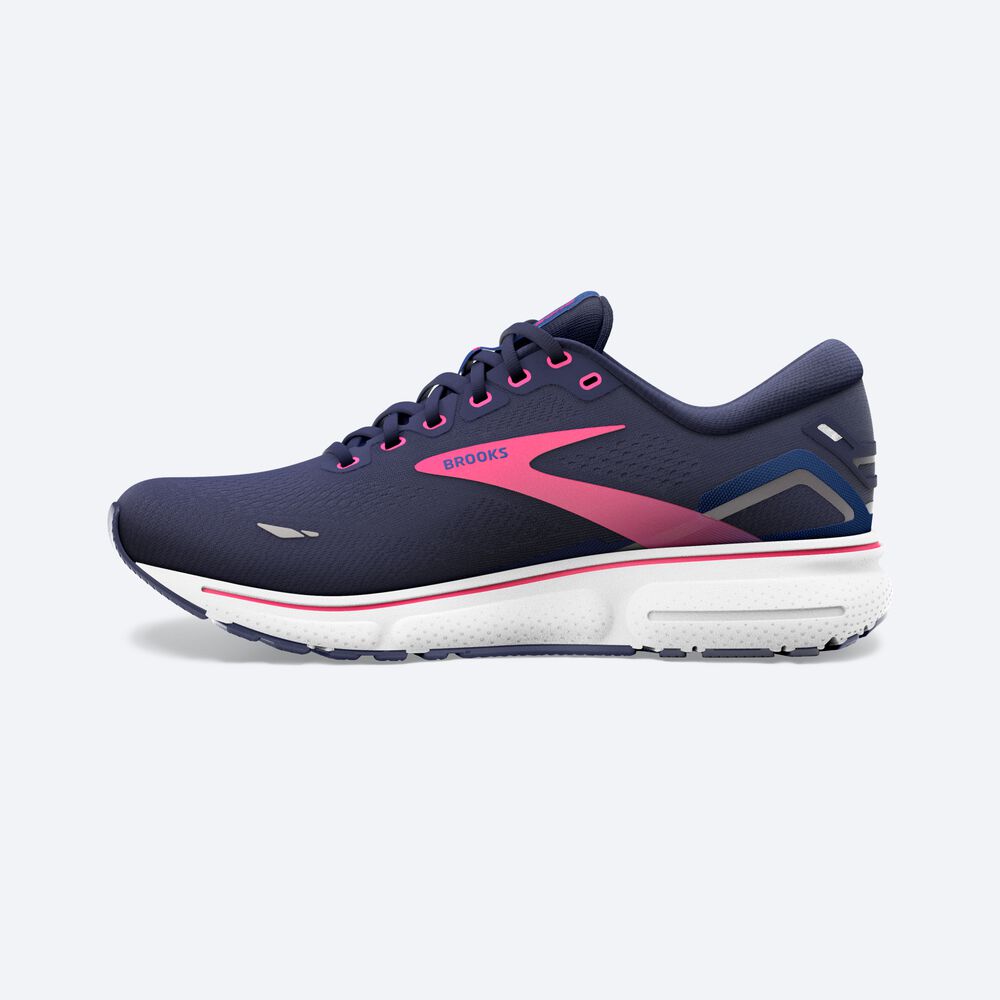 Zapatillas Running Brooks Ghost 15 Mujer Azul Marino/Azules/Rosas | CR27389