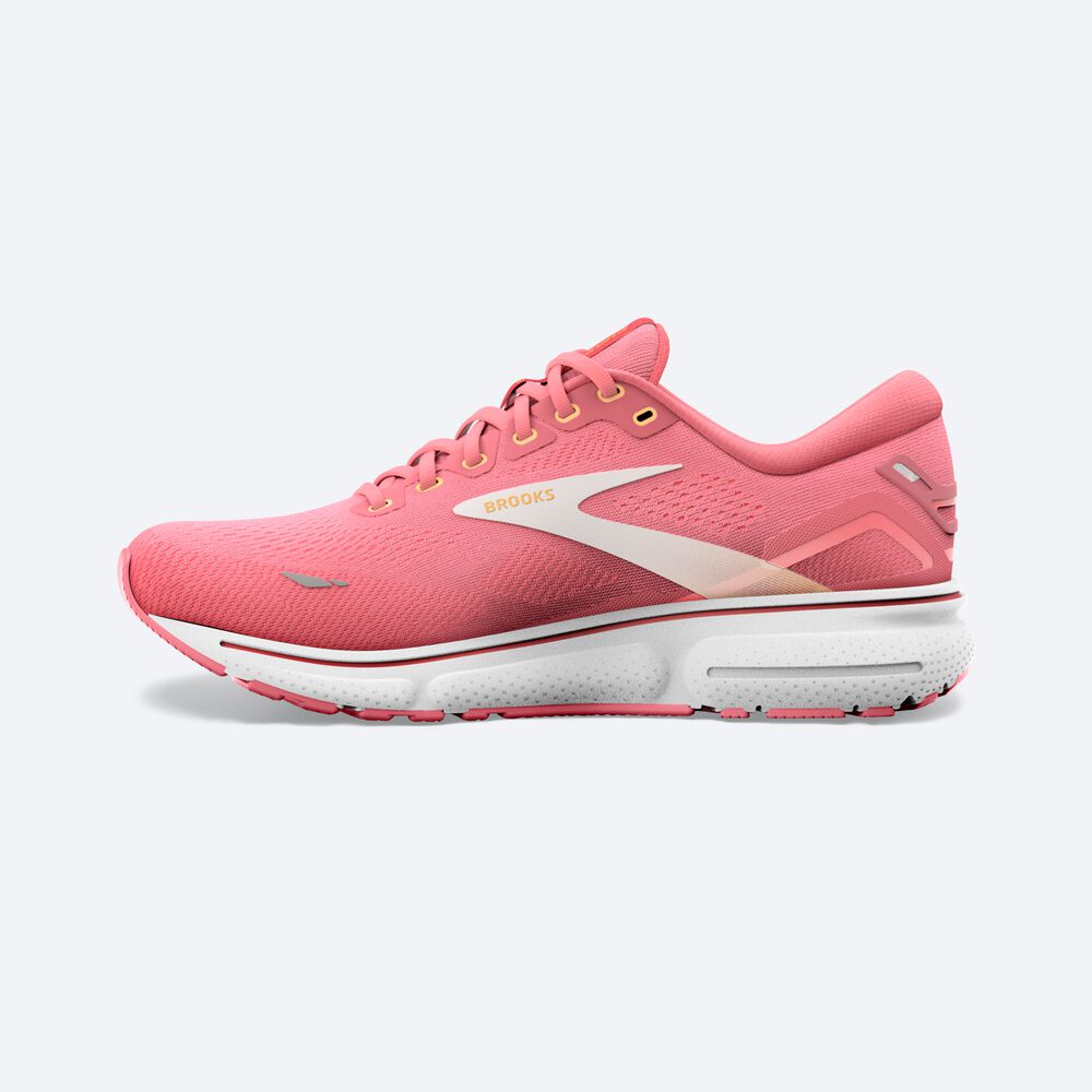 Zapatillas Running Brooks Ghost 15 Mujer Rosas/Coral/Blancas | CR35246