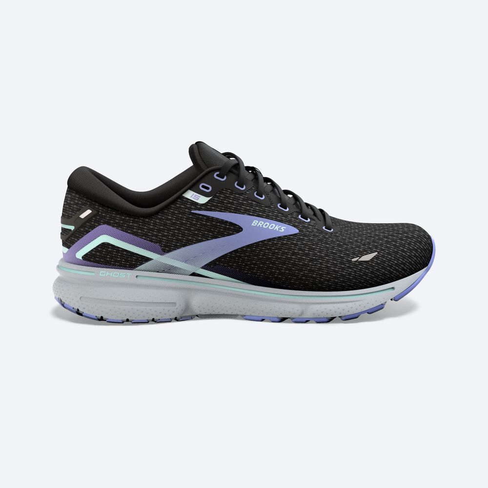 Zapatillas Running Brooks Ghost 15 Mujer Negras | CR42630