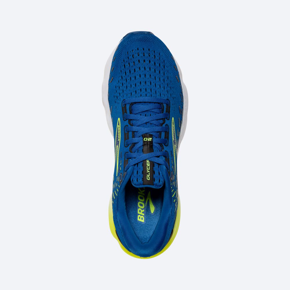 Zapatillas Running Brooks Glycerin 20 Hombre Azules/Blancas | CR12384