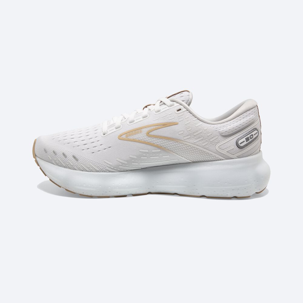 Zapatillas Running Brooks Glycerin 20 Hombre Blancas/Kaki | CR49061