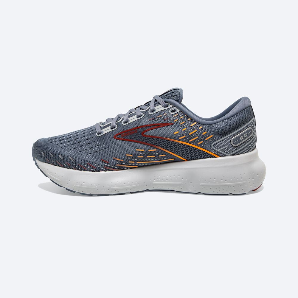 Zapatillas Running Brooks Glycerin 20 Hombre Gris/Rojas/Naranjas | CR70162