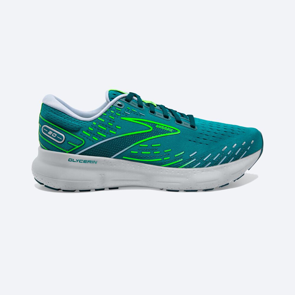 Zapatillas Running Brooks Glycerin 20 Hombre Verde | CR82903