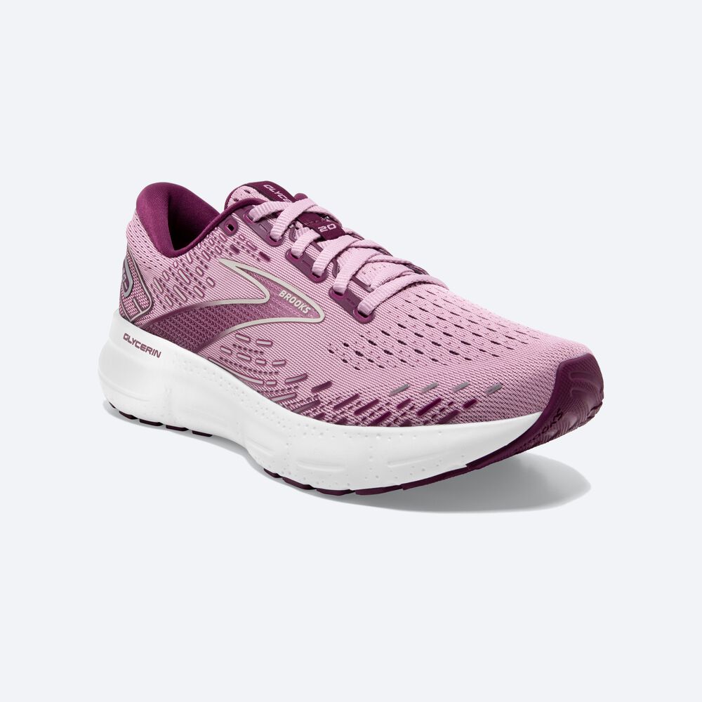 Zapatillas Running Brooks Glycerin 20 Mujer Moradas/Gris | CR02596