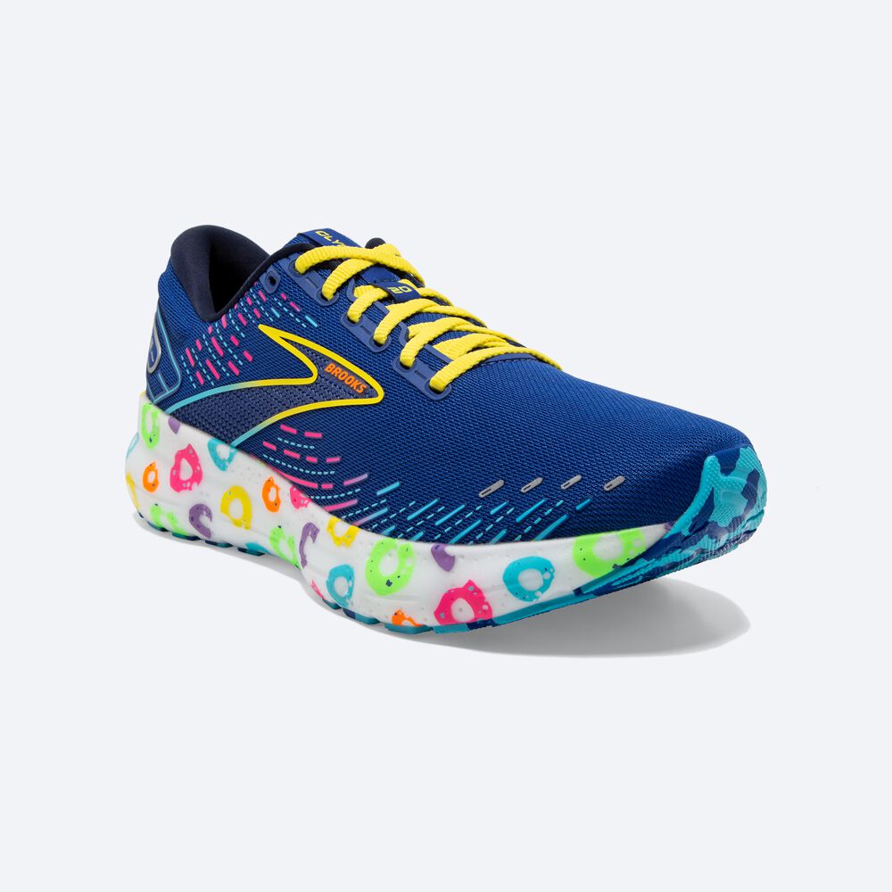 Zapatillas Running Brooks Glycerin 20 Mujer Azules/Azul Marino/Amarillo | CR25461