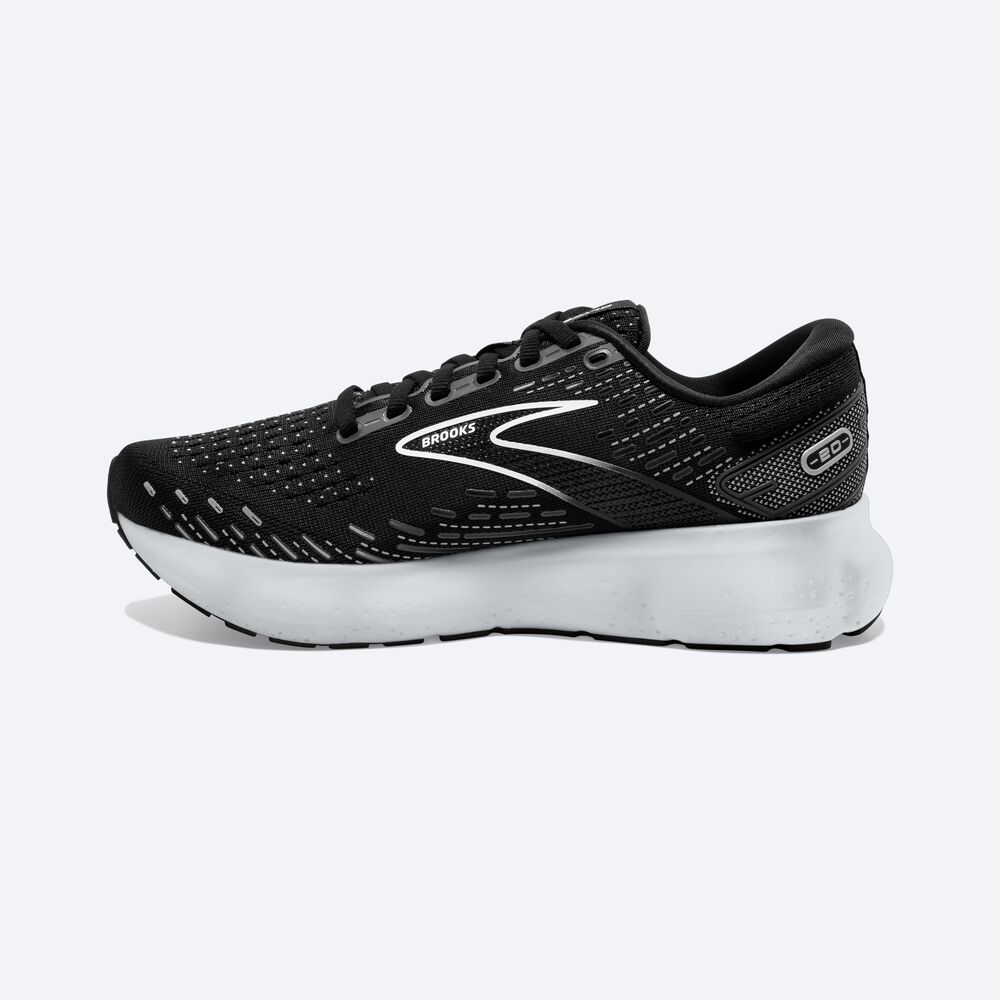 Zapatillas Running Brooks Glycerin 20 Mujer Negras/Blancas | CR28346