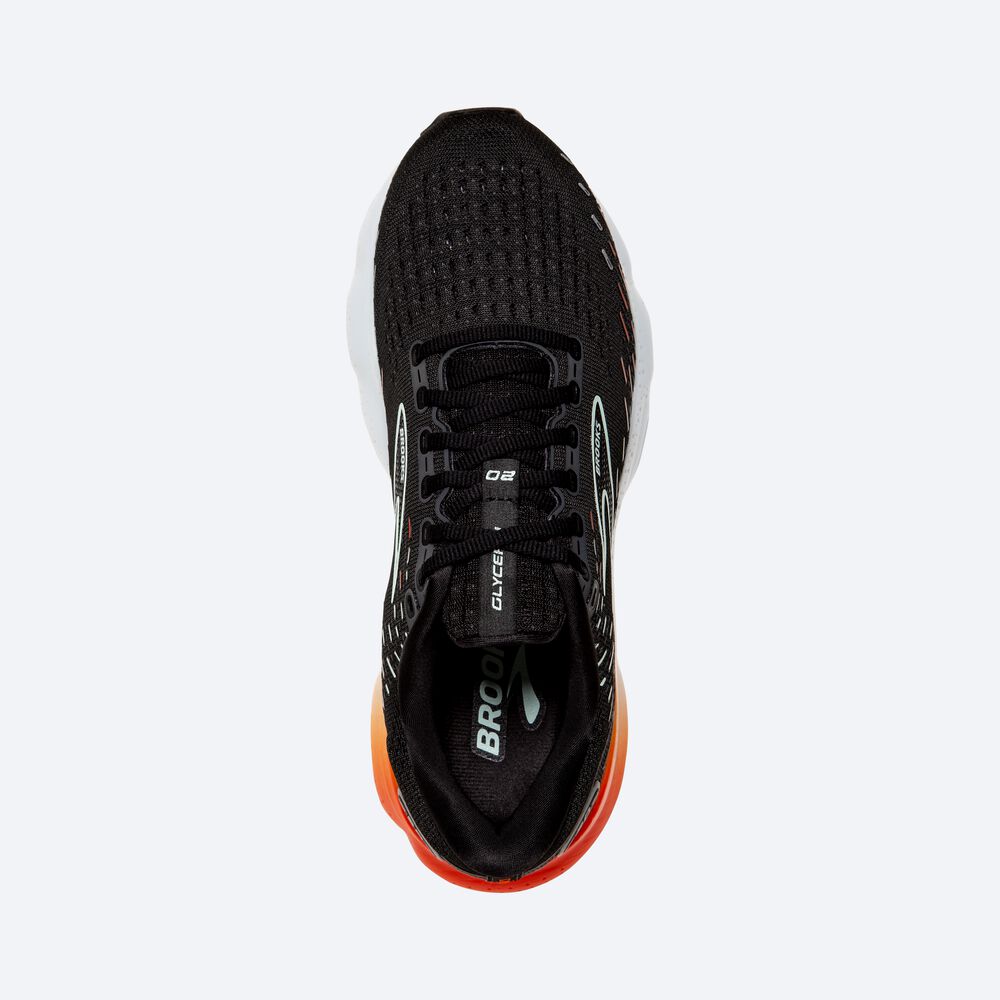 Zapatillas Running Brooks Glycerin 20 Mujer Negras/Rojas | CR32460