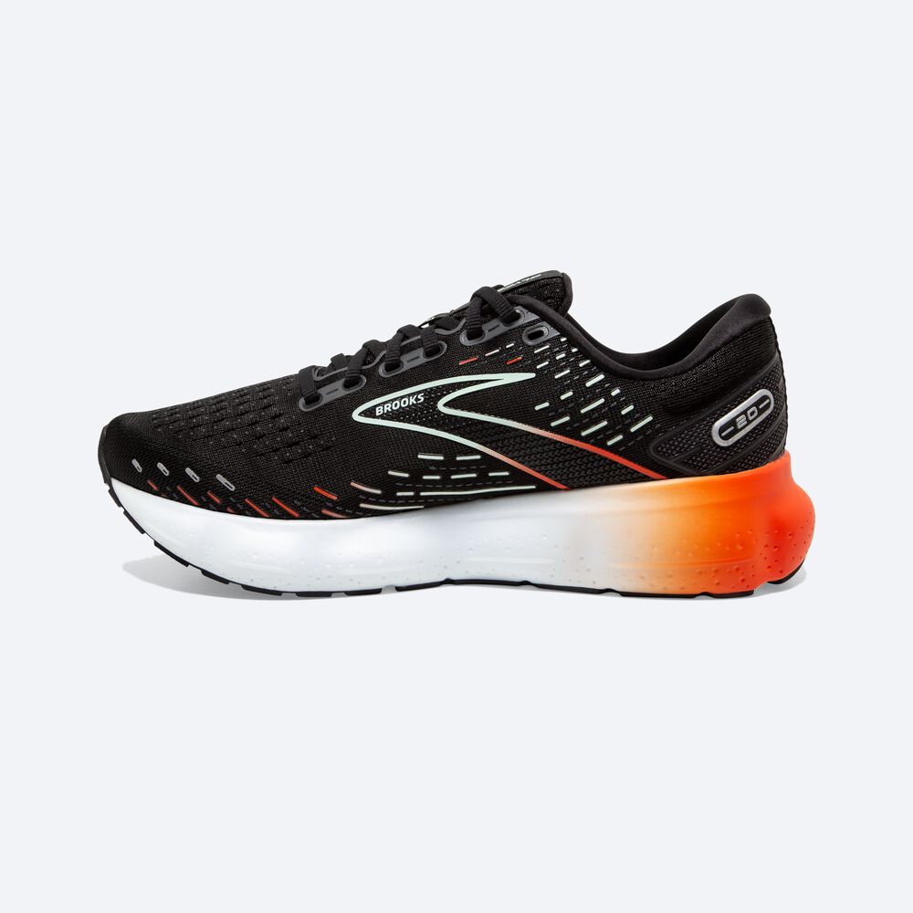 Zapatillas Running Brooks Glycerin 20 Mujer Negras/Rojas | CR32460