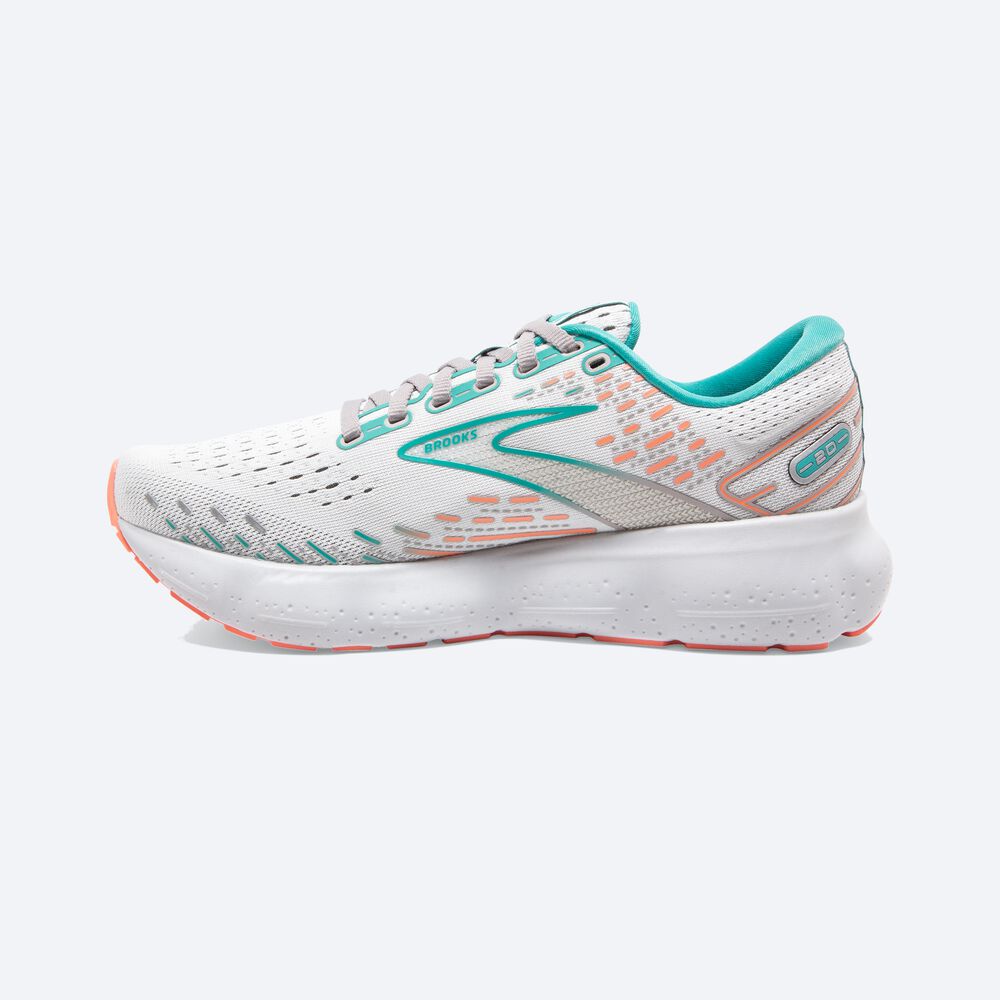 Zapatillas Running Brooks Glycerin 20 Mujer Gris/Coral | CR41097