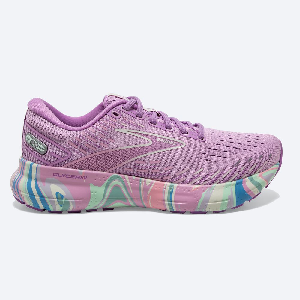 Zapatillas Running Brooks Glycerin 20 Mujer Moradas/Moradas | CR85234