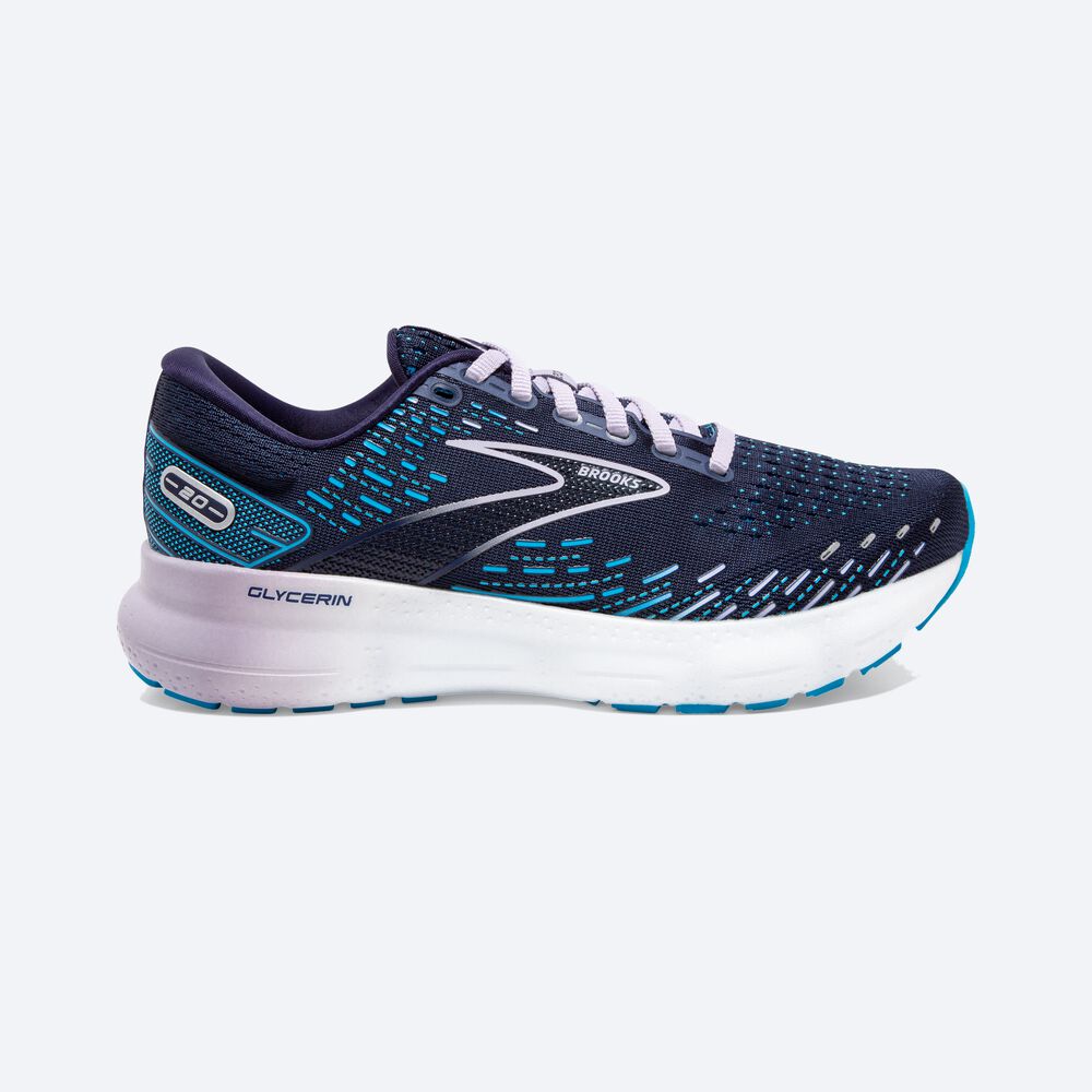 Zapatillas Running Brooks Glycerin 20 Mujer Azul Marino | CR94627