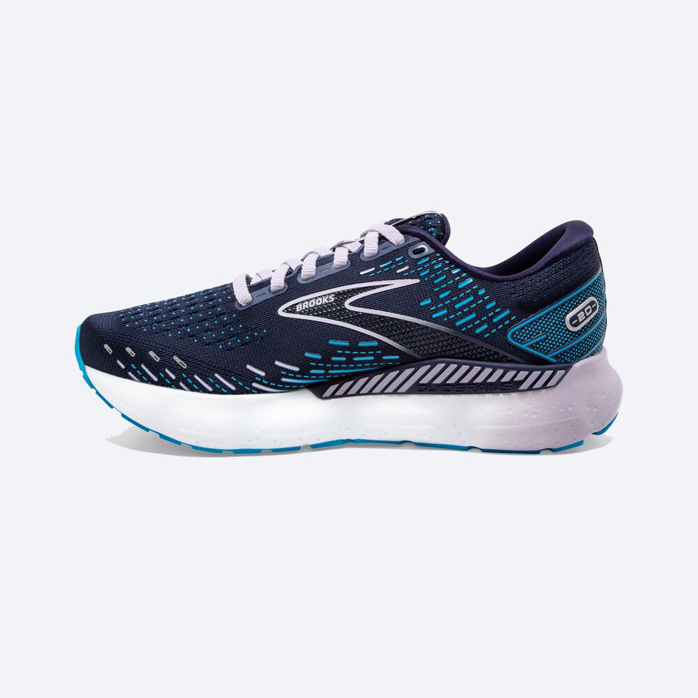 Zapatillas Running Brooks Glycerin GTS 20 Mujer Azul Marino | CR16593