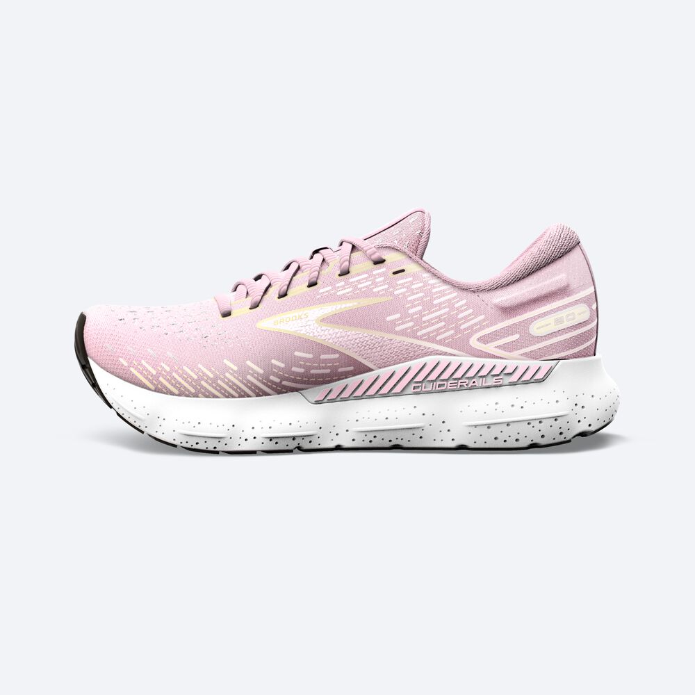 Zapatillas Running Brooks Glycerin GTS 20 Mujer Rosas/Amarillo/Blancas | CR18520