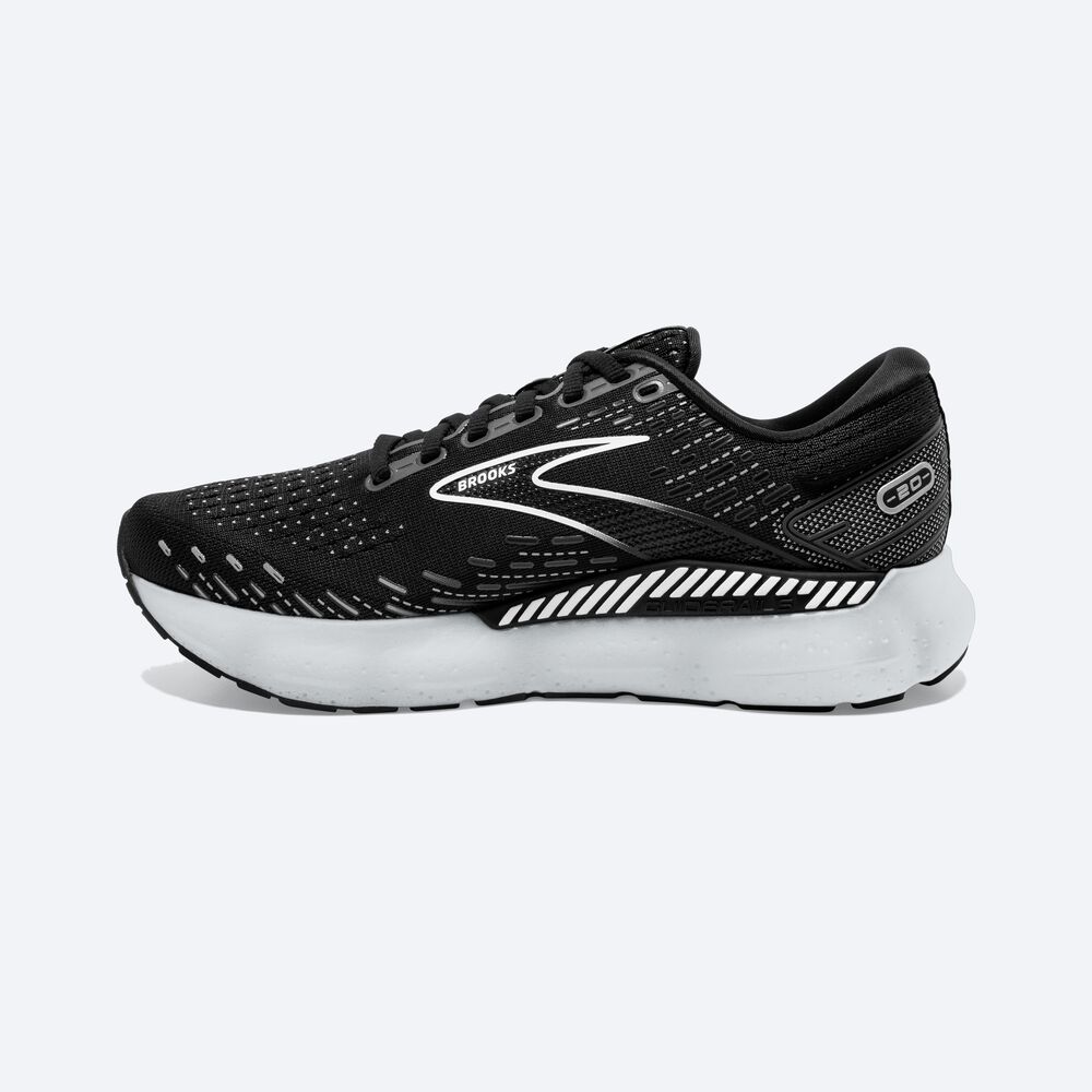 Zapatillas Running Brooks Glycerin GTS 20 Mujer Negras/Blancas | CR25431