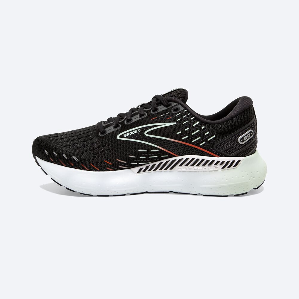 Zapatillas Running Brooks Glycerin GTS 20 Mujer Negras/Rojas | CR60317