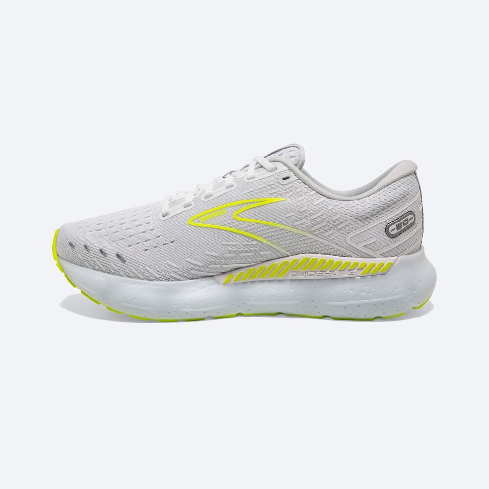 Zapatillas Running Brooks Glycerin GTS 20 Hombre Blancas | CR92437