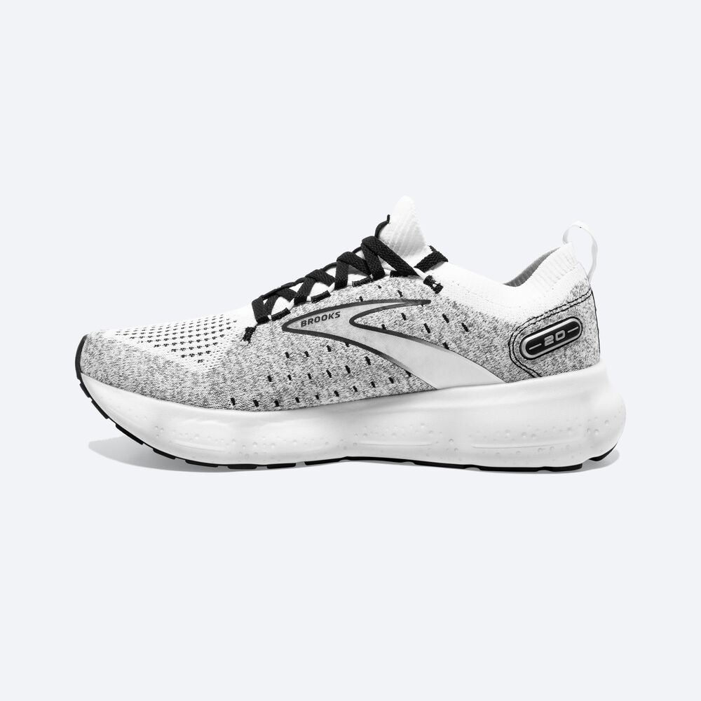 Zapatillas Running Brooks Glycerin StealthFit 20 Hombre Blancas/Gris/Negras | CR67185