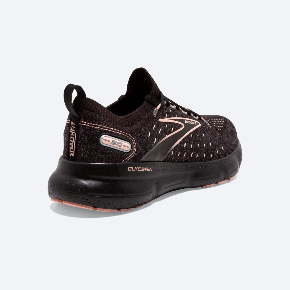 Zapatillas Running Brooks Glycerin StealthFit 20 Mujer Negras | CR78495