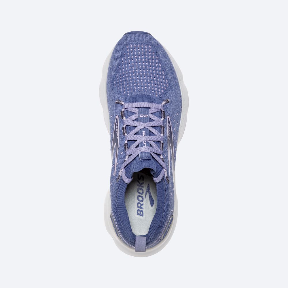 Zapatillas Running Brooks Glycerin StealthFit 20 Mujer Azules/Blancas | CR96137