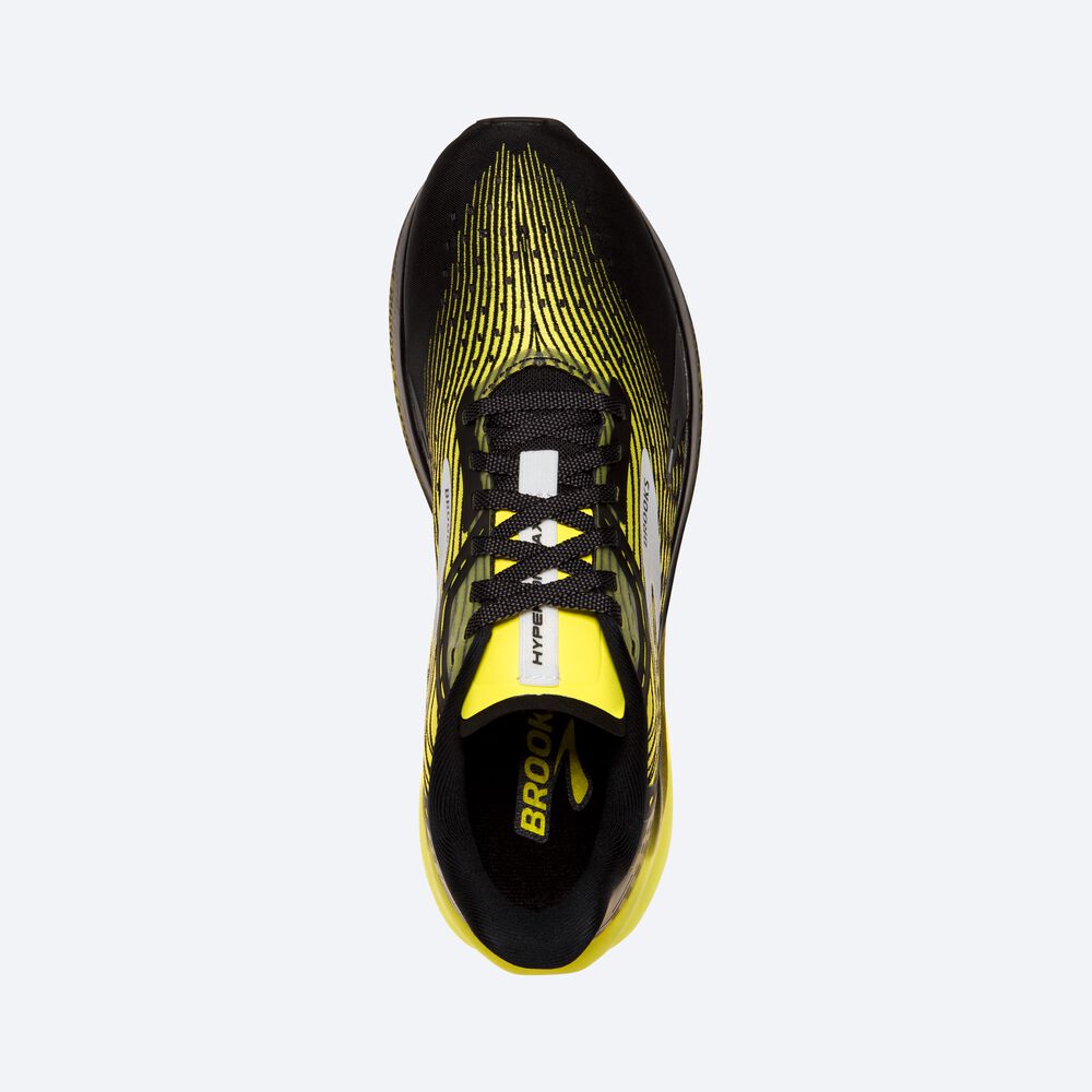 Zapatillas Running Brooks Hyperion Max Hombre Negras/Amarillo/Blancas | CR02568