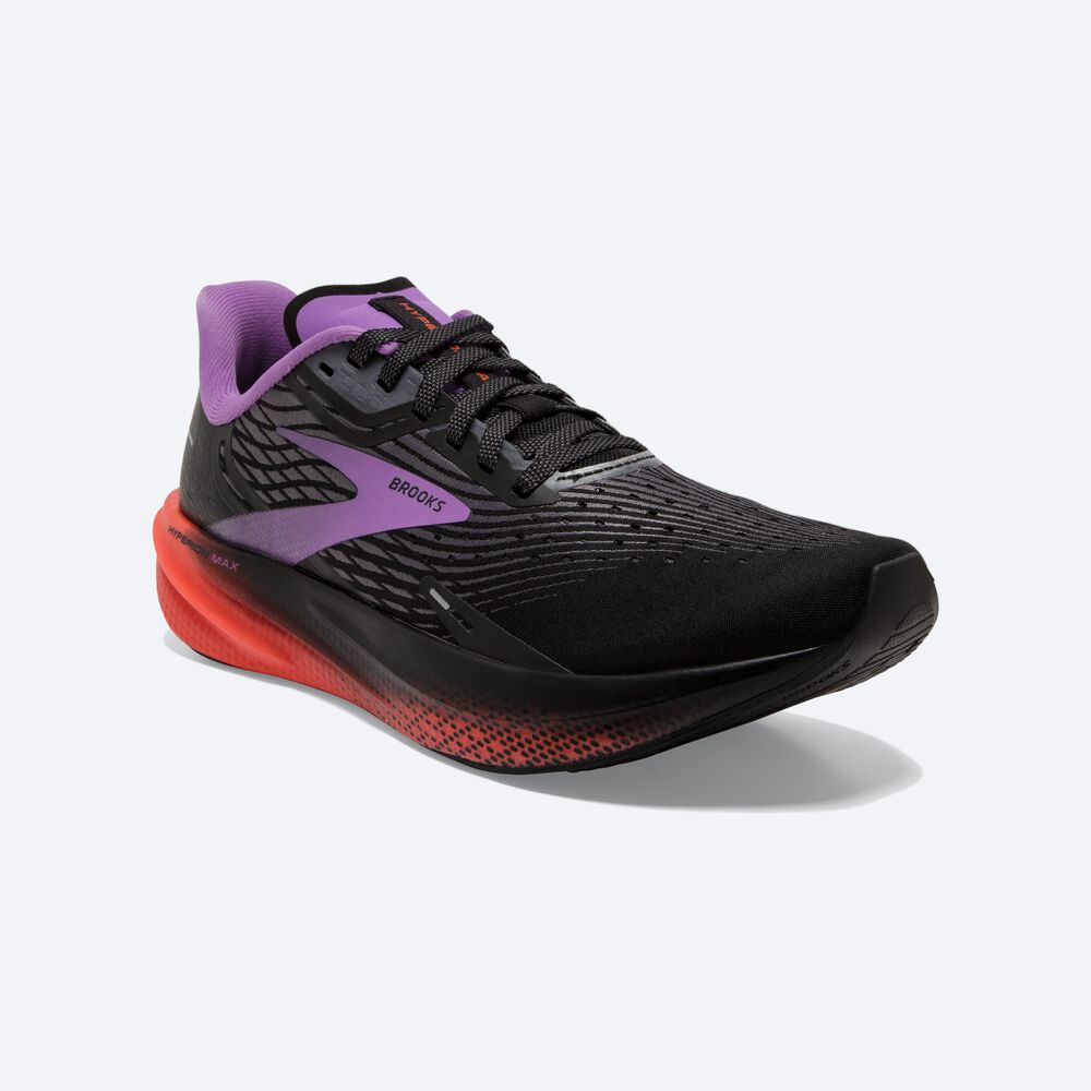 Zapatillas Running Brooks Hyperion Max Mujer Negras/Flores | CR04963