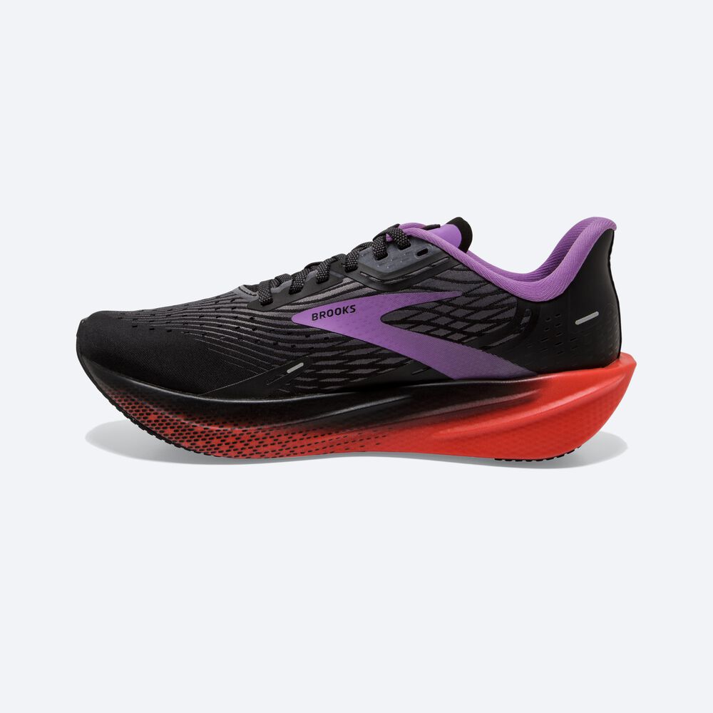 Zapatillas Running Brooks Hyperion Max Mujer Negras/Flores | CR04963