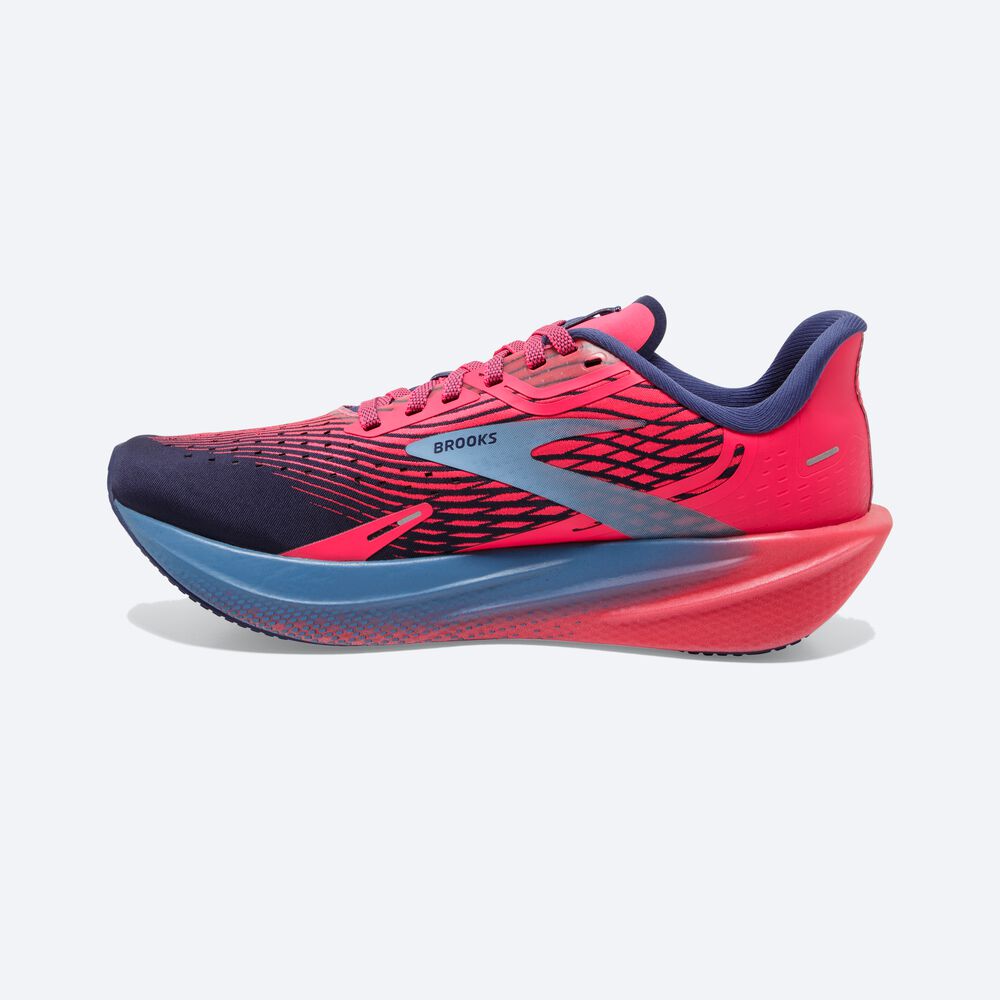 Zapatillas Running Brooks Hyperion Max Mujer Rosas/Azules | CR53690