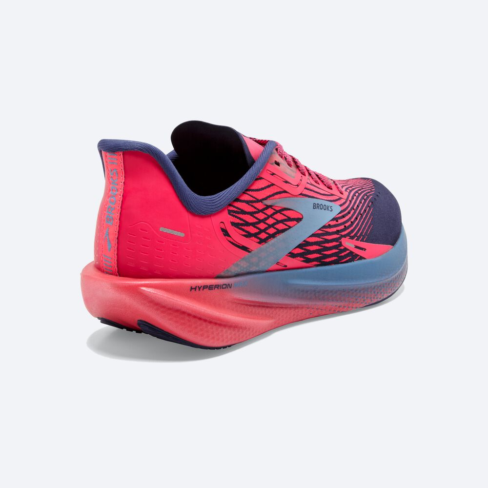 Zapatillas Running Brooks Hyperion Max Mujer Rosas/Azules | CR53690