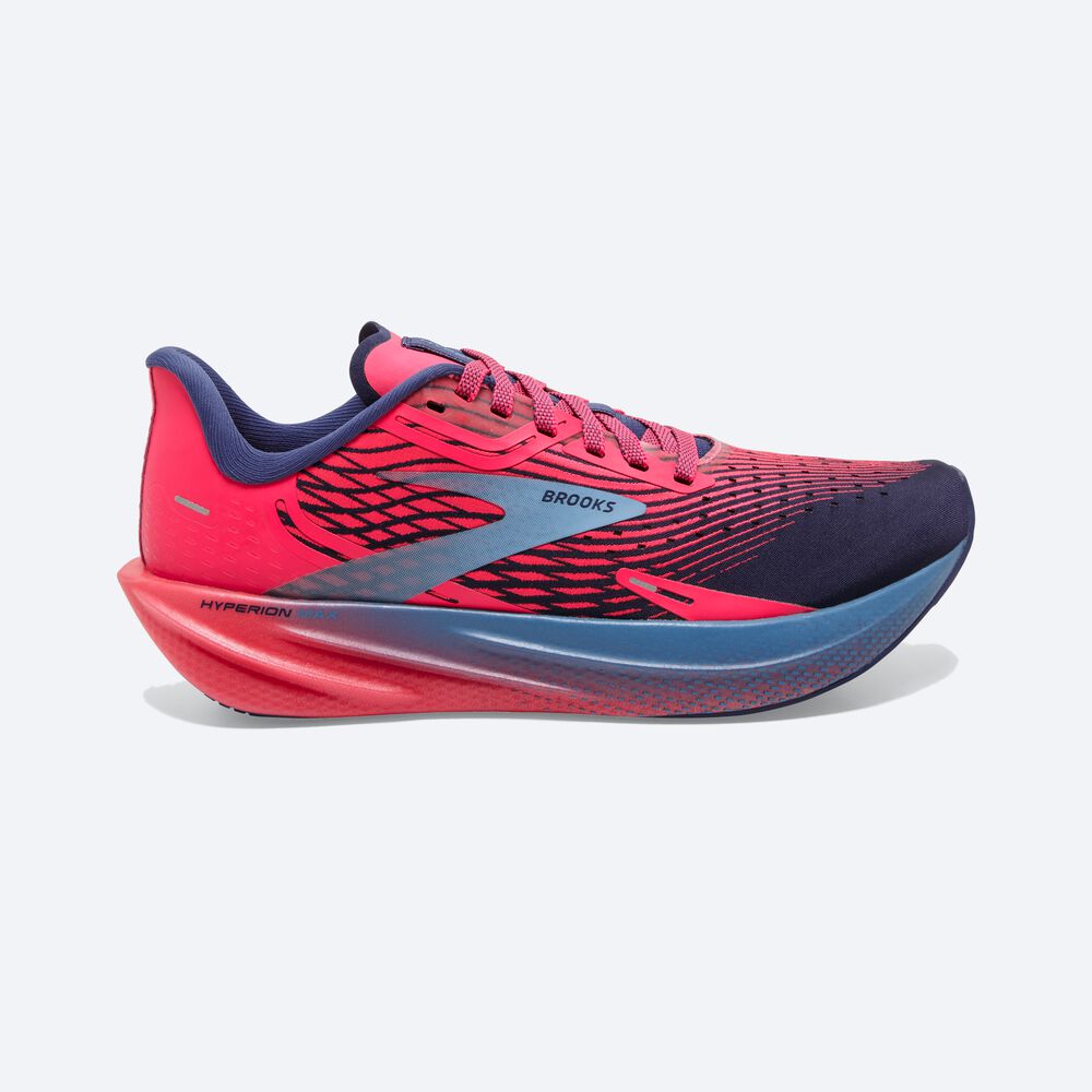 Zapatillas Running Brooks Hyperion Max Mujer Rosas/Azules | CR53690