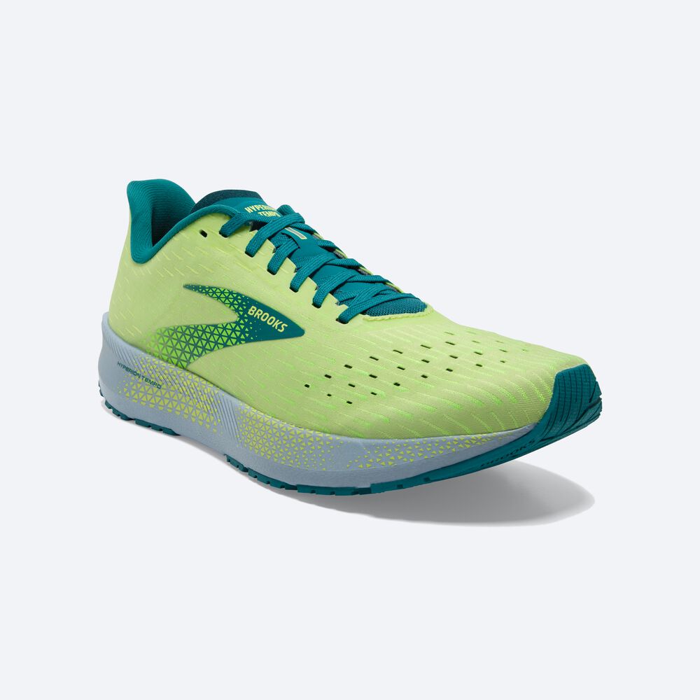 Zapatillas Running Brooks Hyperion Tempo Hombre Verde/Azules | CR09872