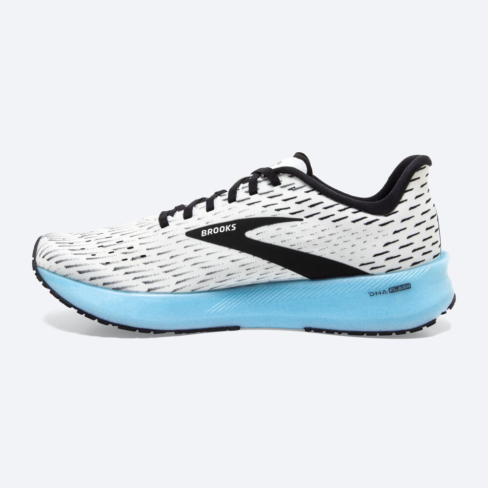 Zapatillas Running Brooks Hyperion Tempo Mujer Blancas/Negras/Turquesa Claro | CR29367