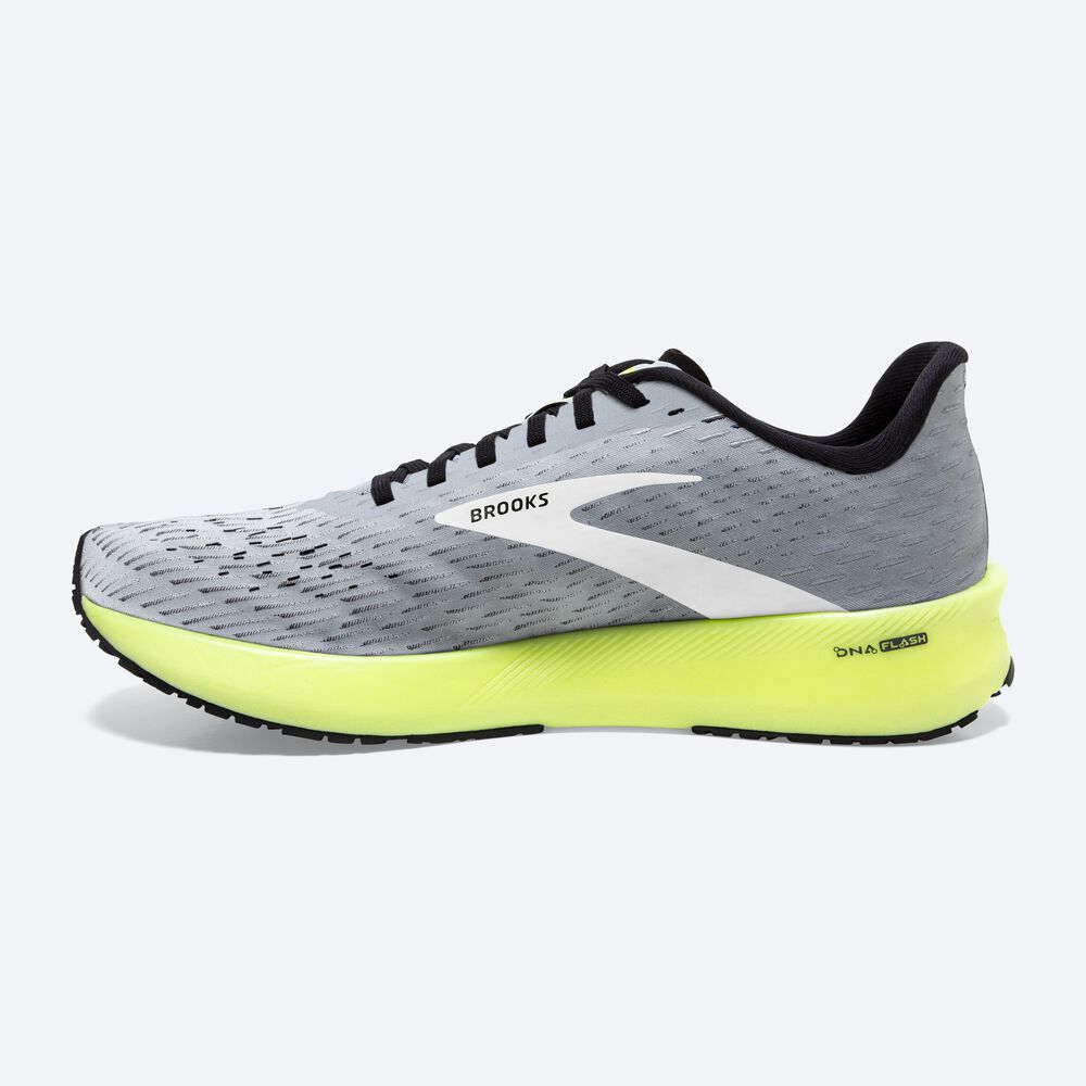 Zapatillas Running Brooks Hyperion Tempo Hombre Gris/Negras | CR32649