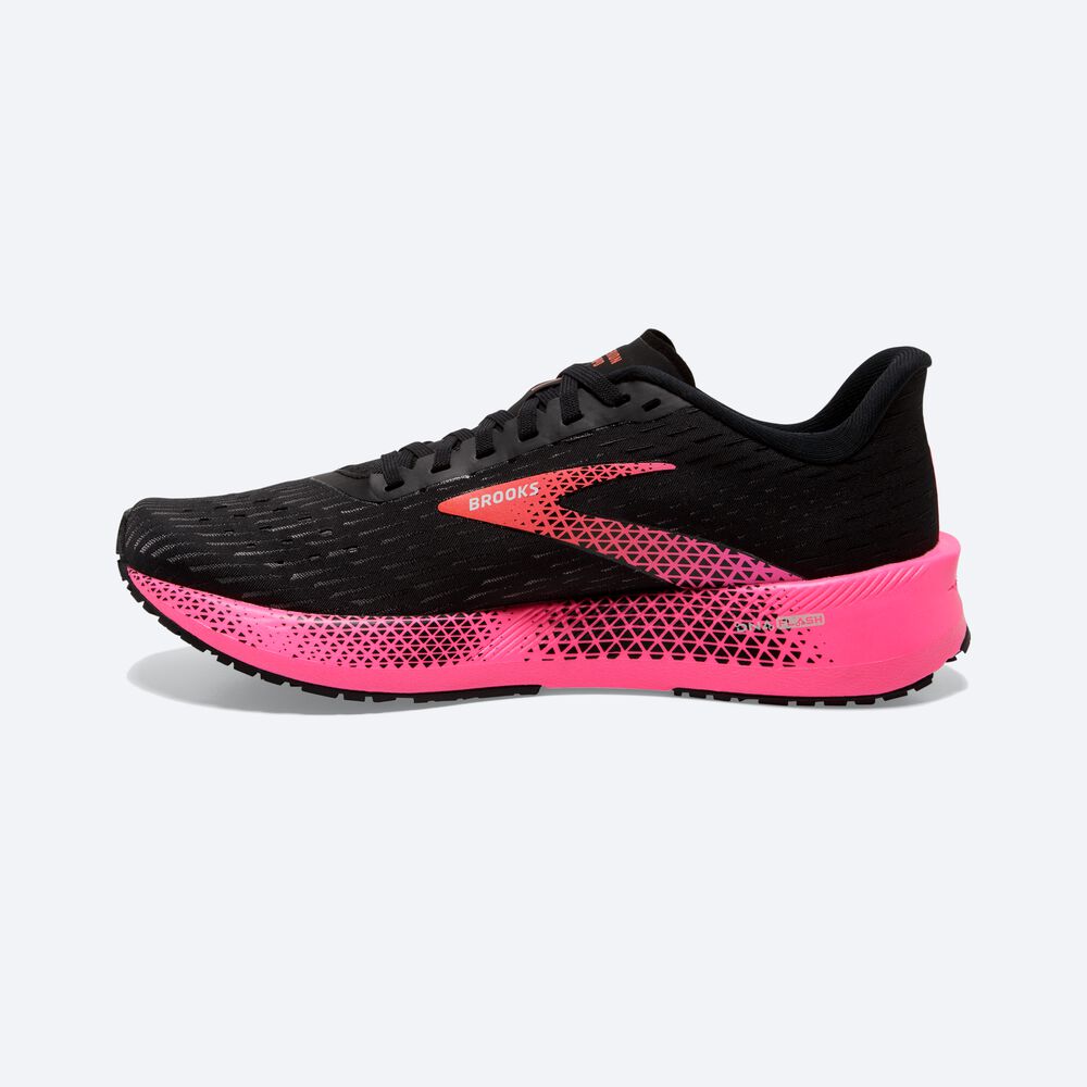 Zapatillas Running Brooks Hyperion Tempo Mujer Negras/Rosas/Coral | CR62174