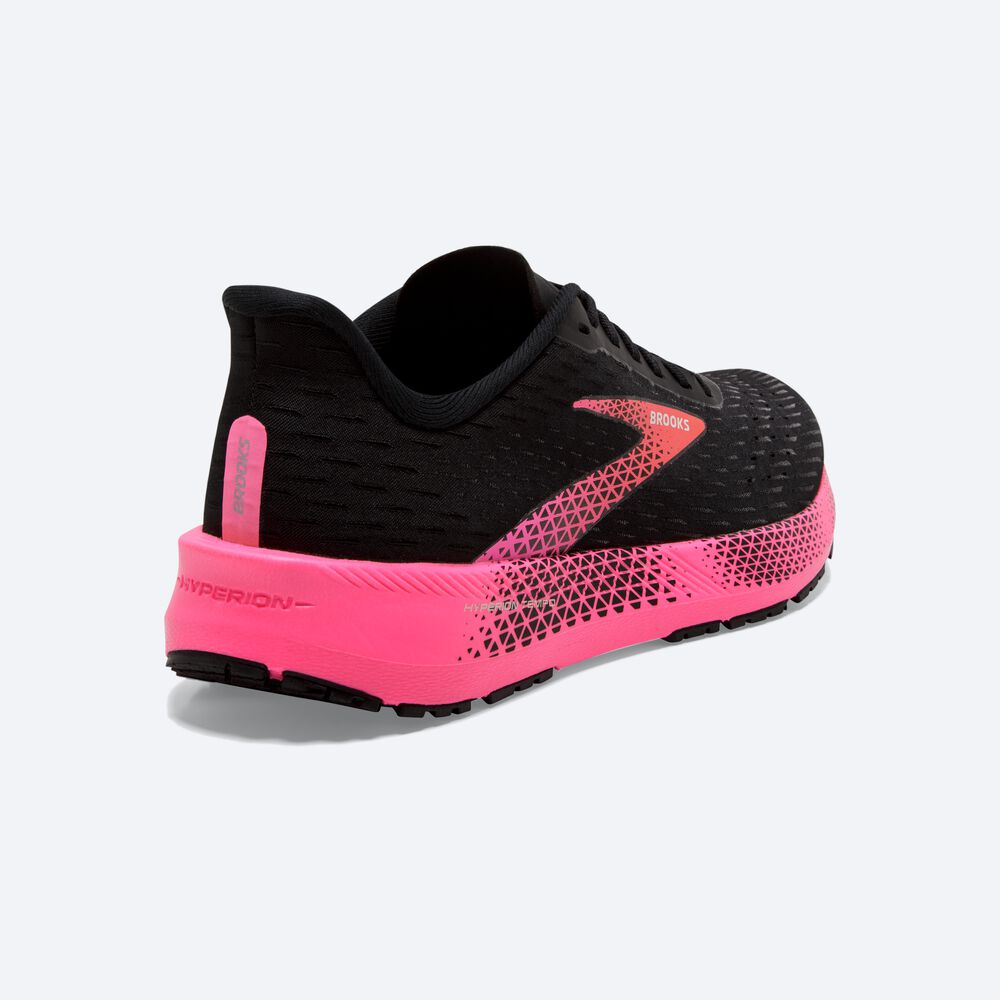 Zapatillas Running Brooks Hyperion Tempo Mujer Negras/Rosas/Coral | CR62174