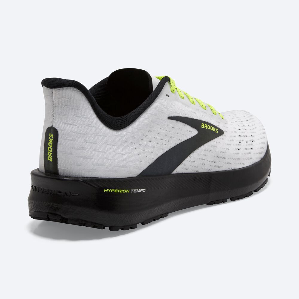 Zapatillas Running Brooks Hyperion Tempo Hombre Blancas/Negras | CR70528