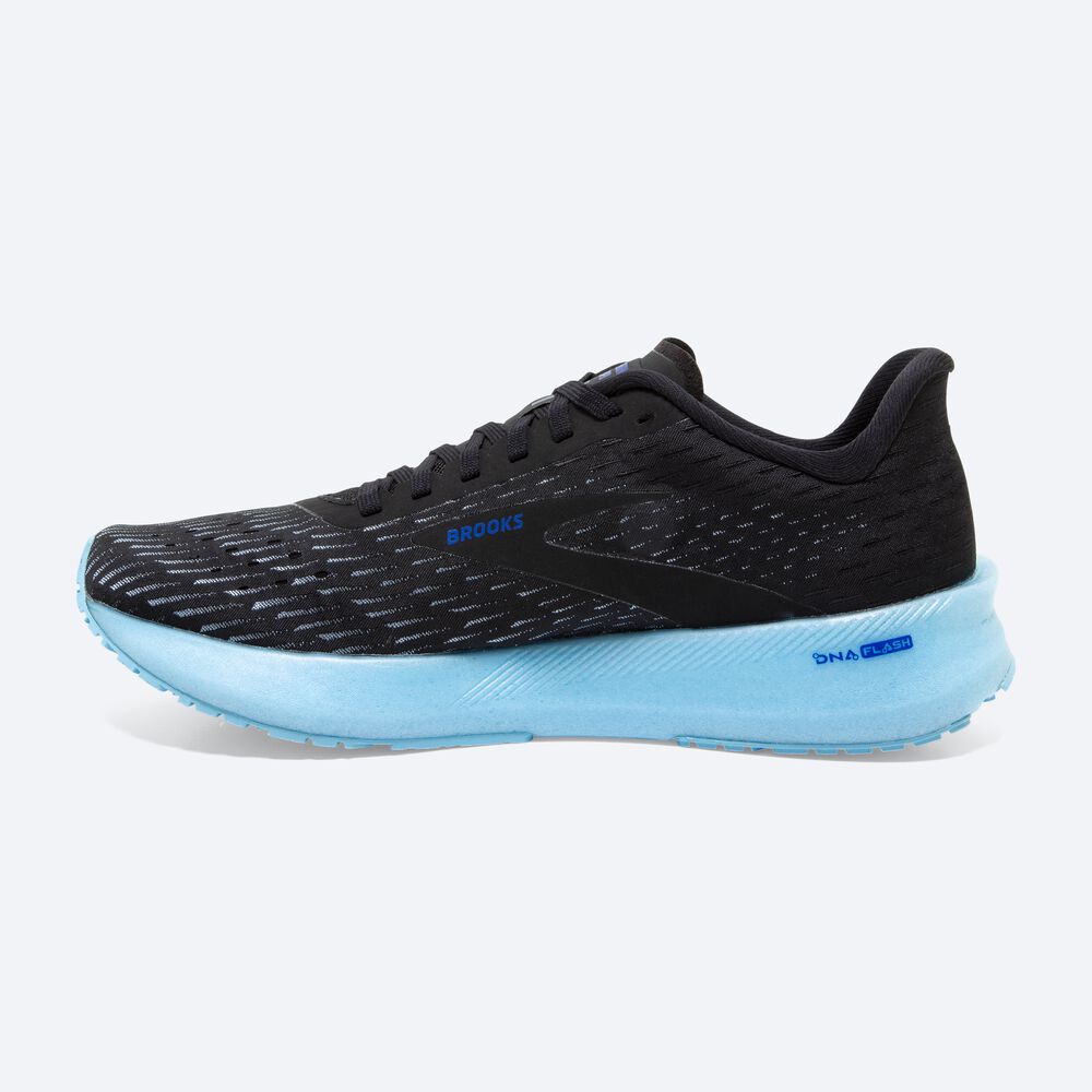 Zapatillas Running Brooks Hyperion Tempo Mujer Negras/Turquesa Claro/Azules | CR79635