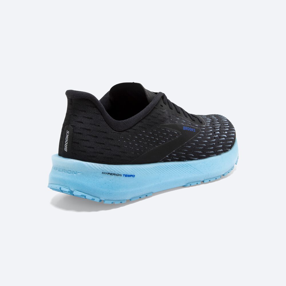 Zapatillas Running Brooks Hyperion Tempo Mujer Negras/Turquesa Claro/Azules | CR79635