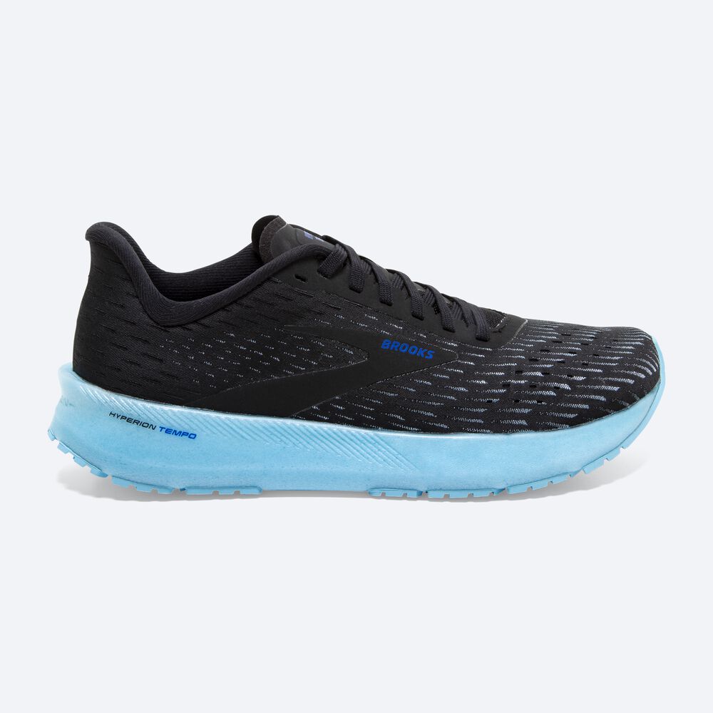 Zapatillas Running Brooks Hyperion Tempo Mujer Negras/Turquesa Claro/Azules | CR79635