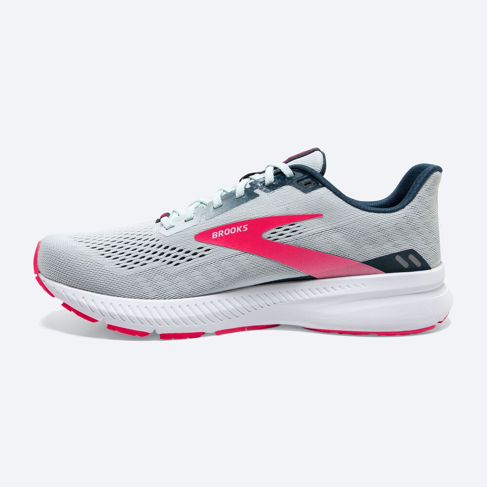 Zapatillas Running Brooks Launch 8 Mujer Azul Marino/Rosas | CR02638