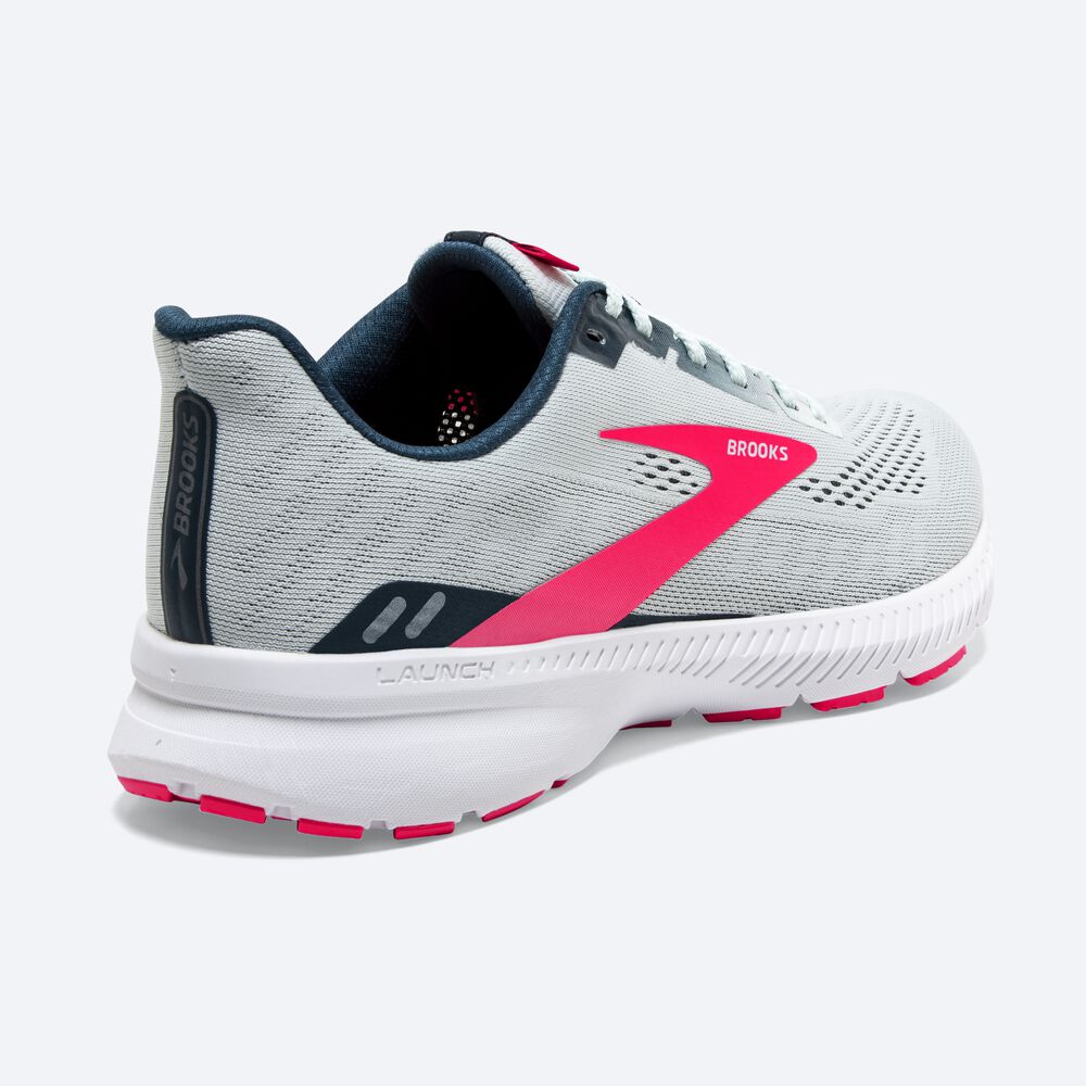 Zapatillas Running Brooks Launch 8 Mujer Azul Marino/Rosas | CR02638