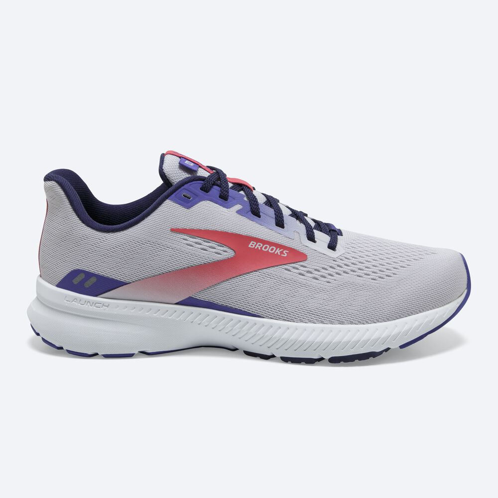 Zapatillas Running Brooks Launch 8 Mujer Lavanda/Coral | CR68572