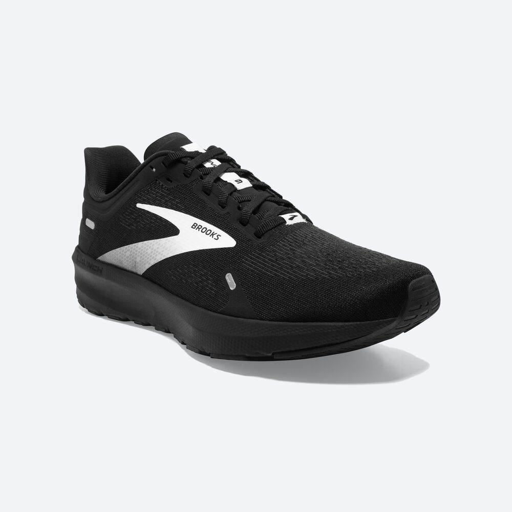 Zapatillas Running Brooks Launch 9 Hombre Negras/Blancas | CR50794