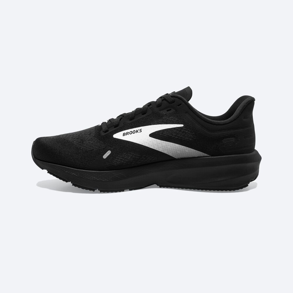 Zapatillas Running Brooks Launch 9 Hombre Negras/Blancas | CR50794