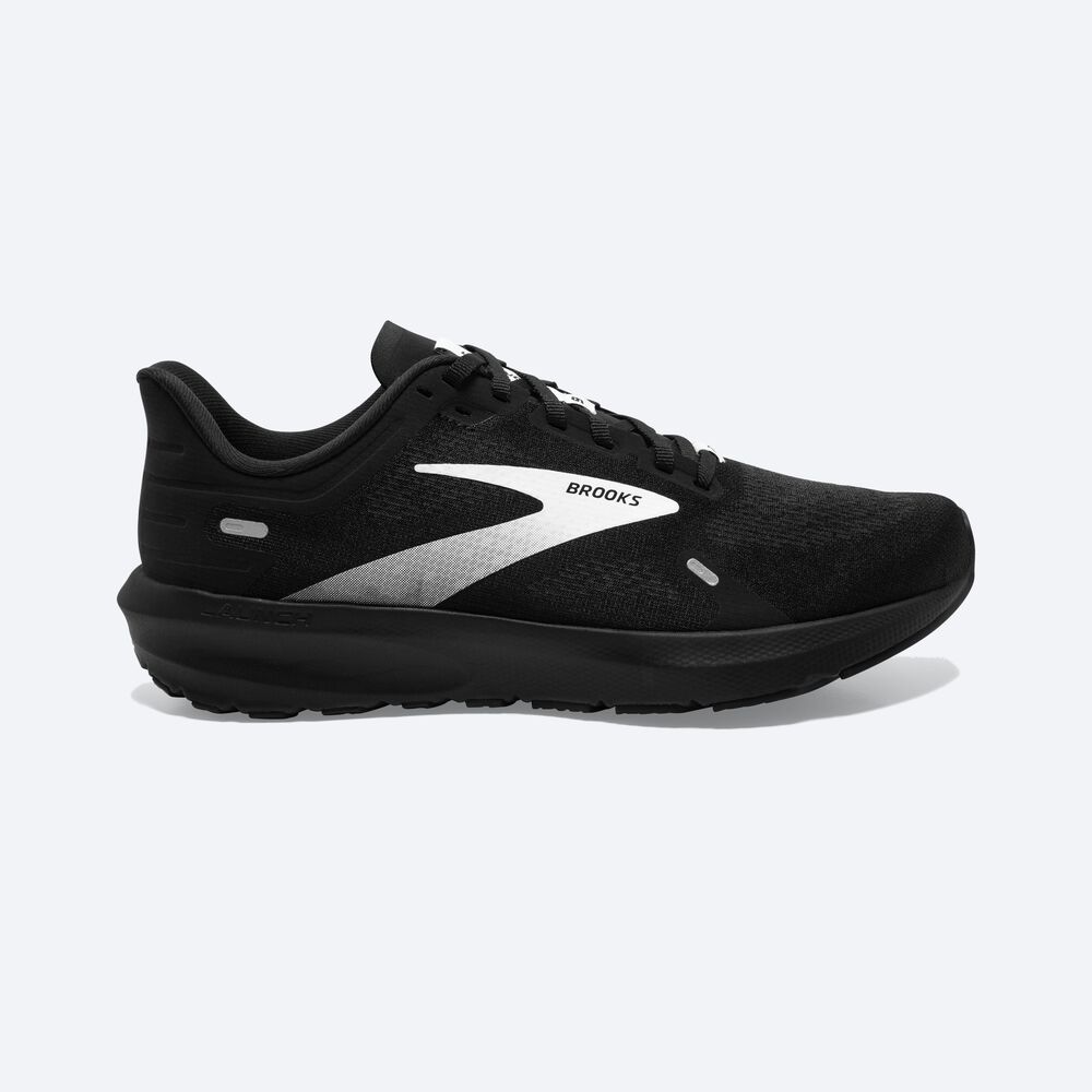 Zapatillas Running Brooks Launch 9 Hombre Negras/Blancas | CR50794