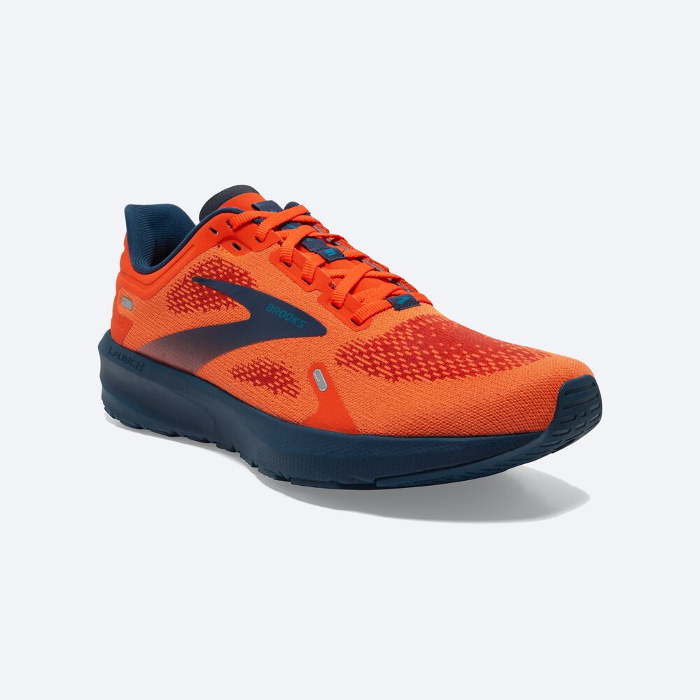 Zapatillas Running Brooks Launch 9 Hombre Marrones/Turquesa | CR78629