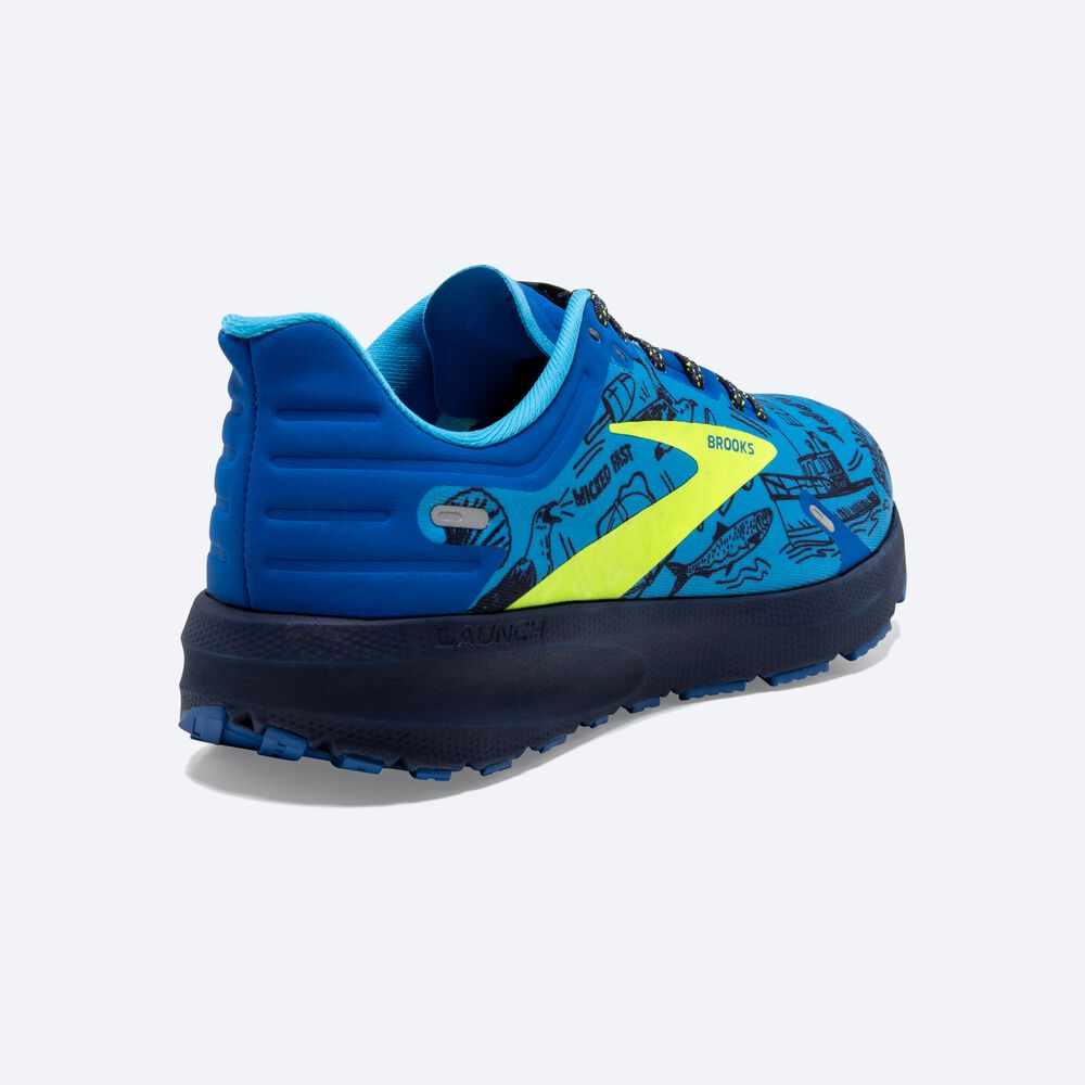 Zapatillas Running Brooks Launch 9 Mujer Azules/Azul Marino | CR25763