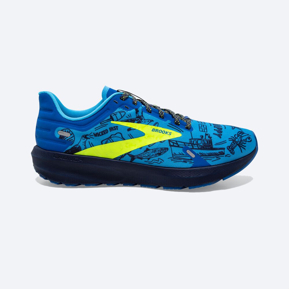 Zapatillas Running Brooks Launch 9 Mujer Azules/Azul Marino | CR25763