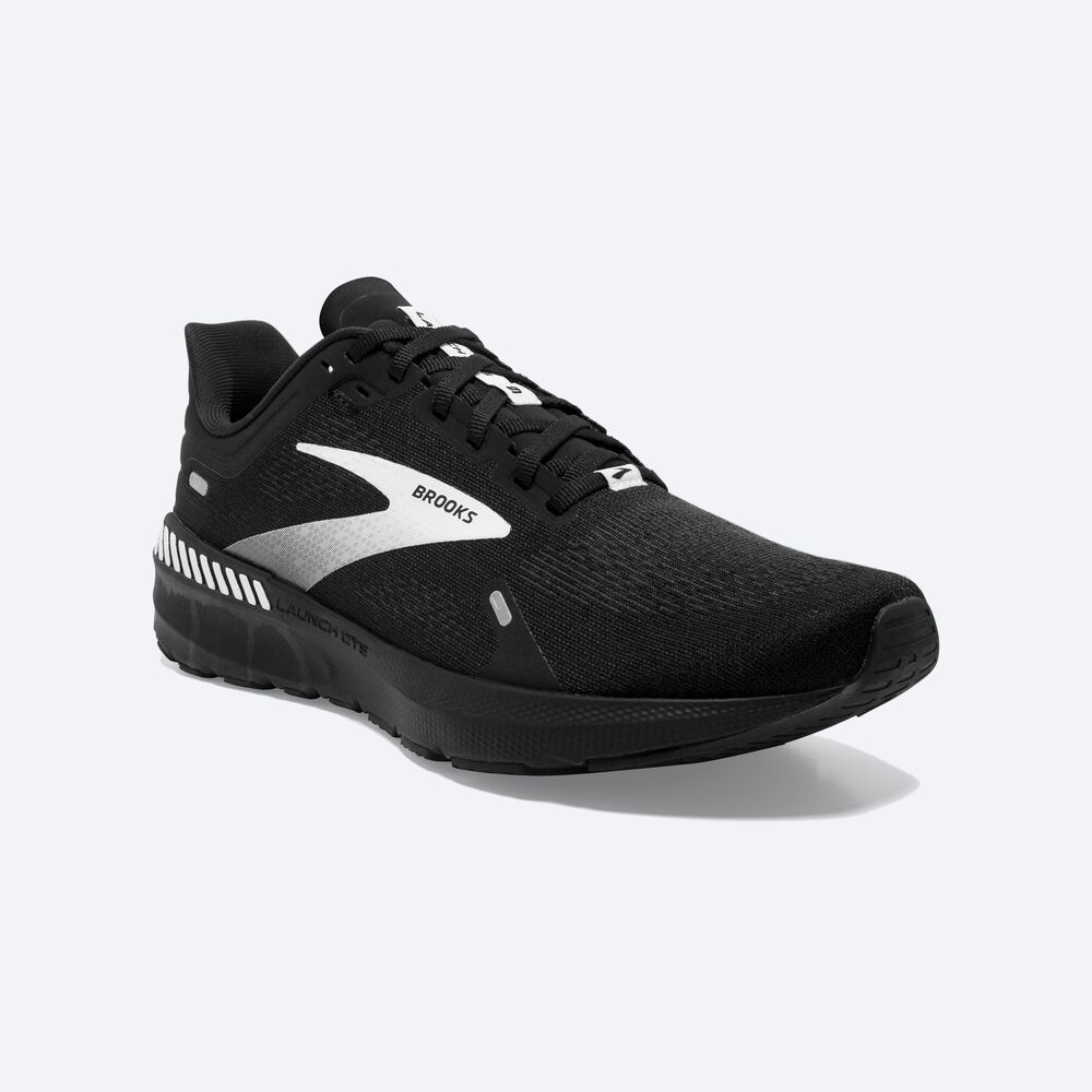 Zapatillas Running Brooks Launch GTS 9 Hombre Negras/Blancas | CR42165