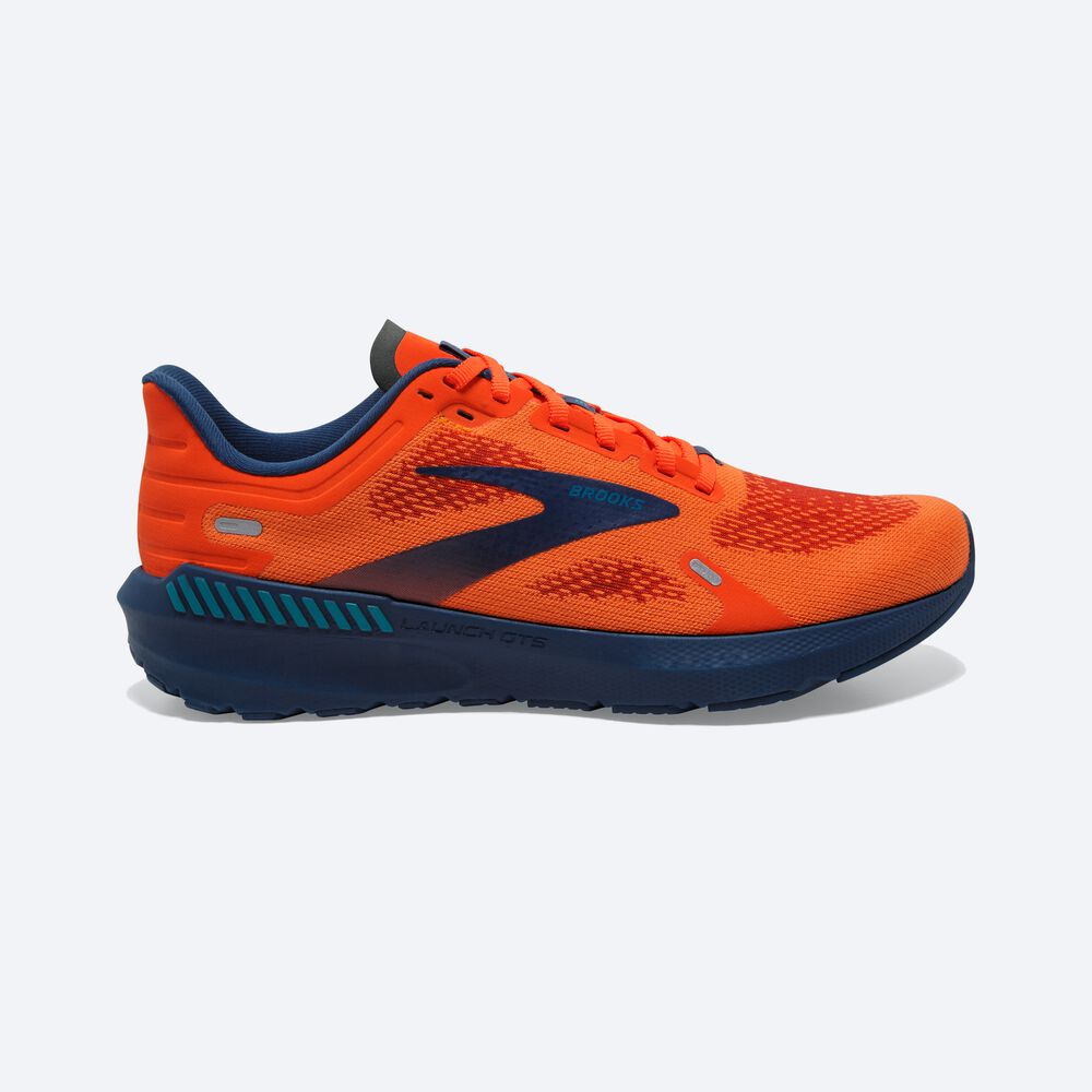 Zapatillas Running Brooks Launch GTS 9 Hombre Marrones/Turquesa | CR72156